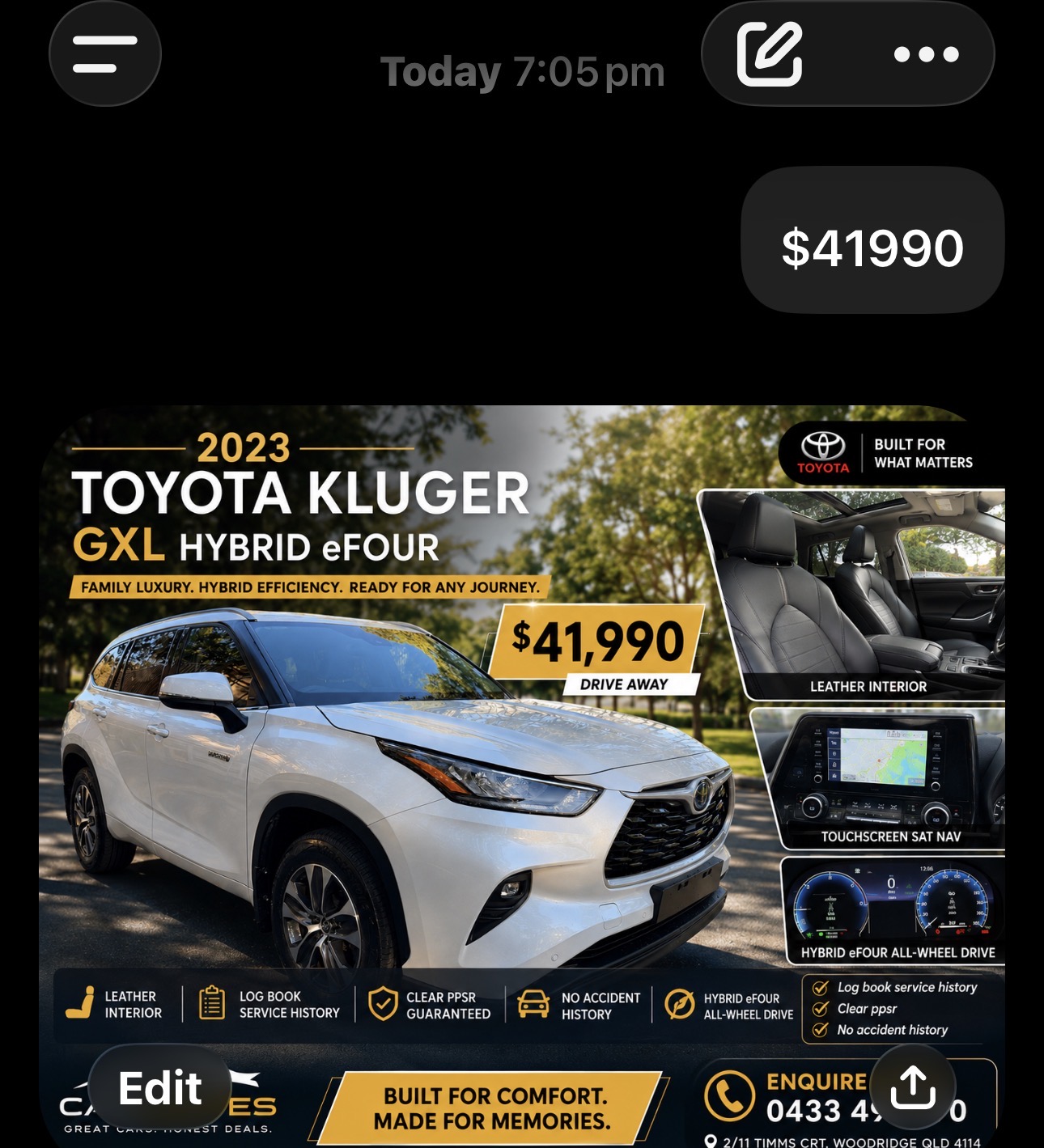 2023 Toyota Kluger